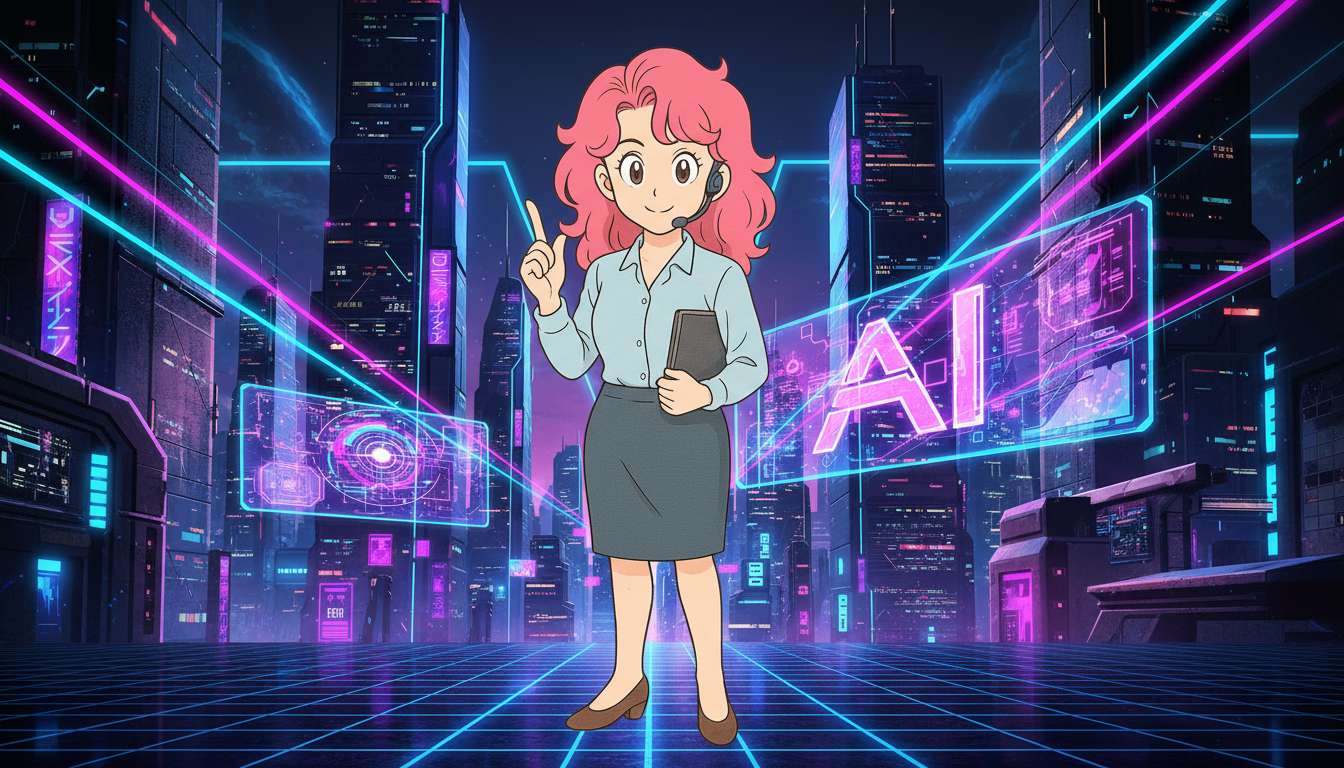 近未来を感じるAIのイメージ